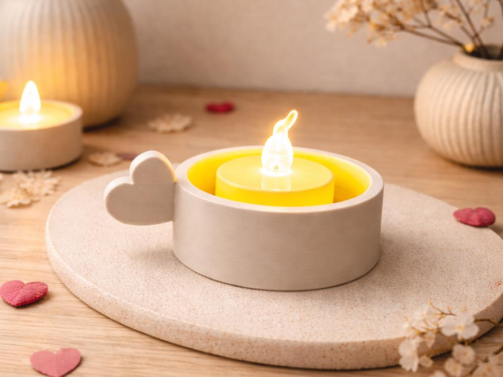 Oversized Tealight Holder Heart