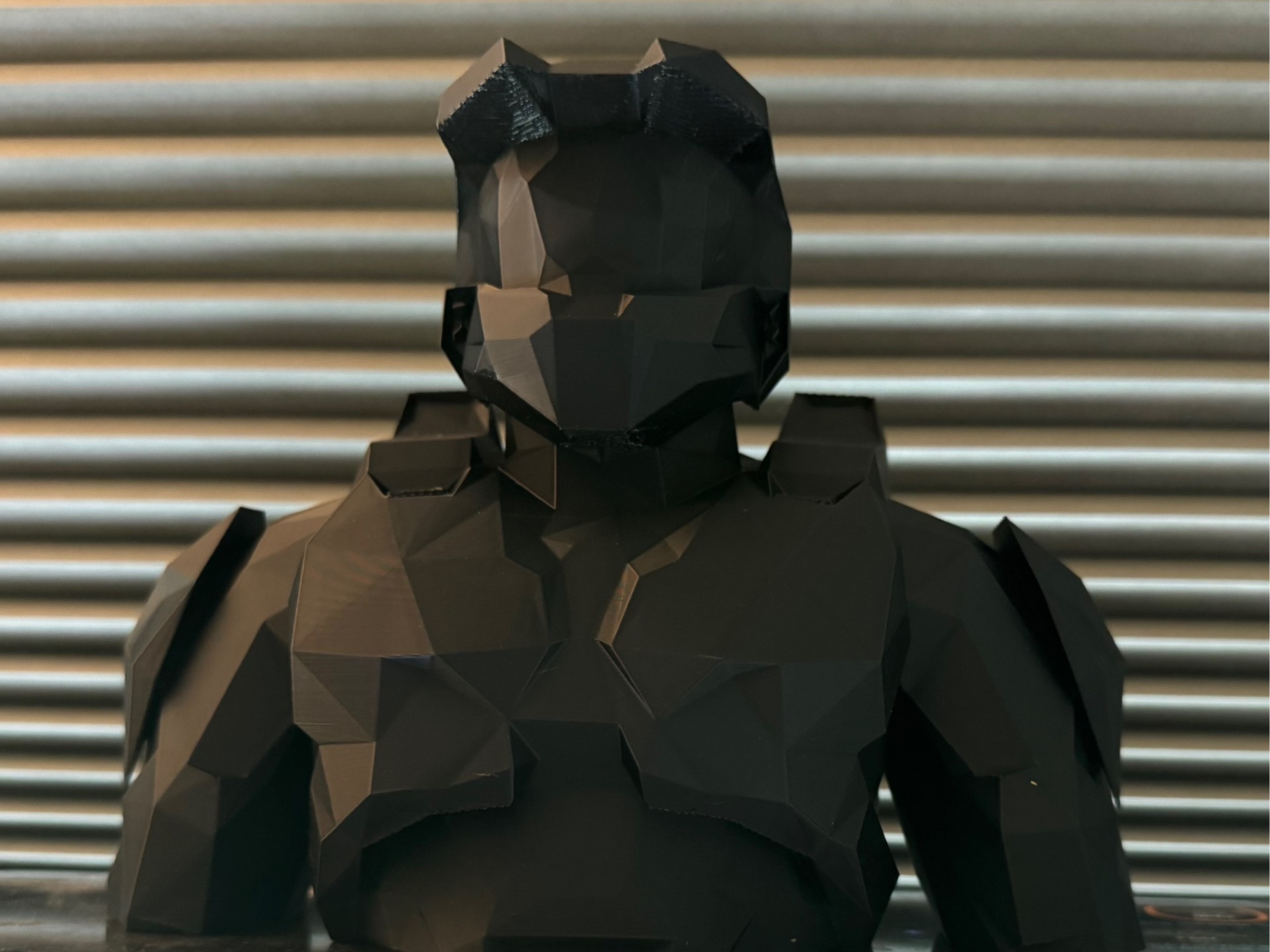 Master Chief Bust Low Poly