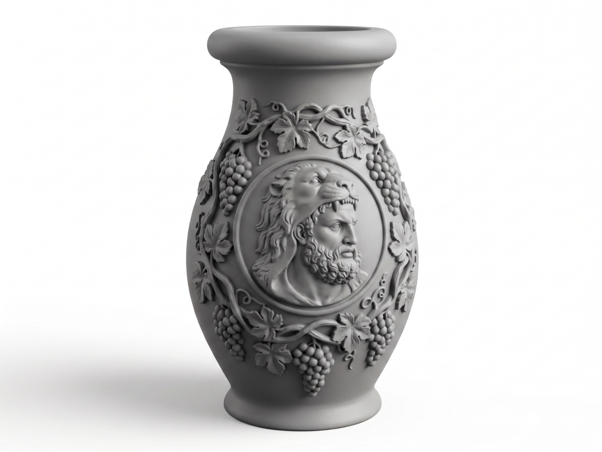 Hercules vase decoration