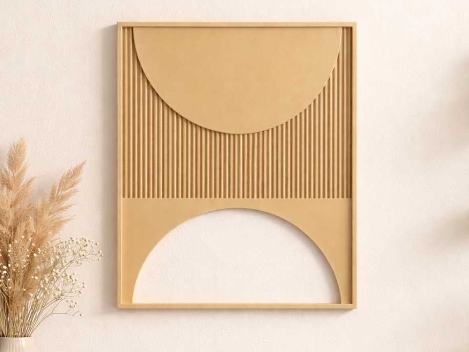 Boho Style Wall Deco Scandi Bild