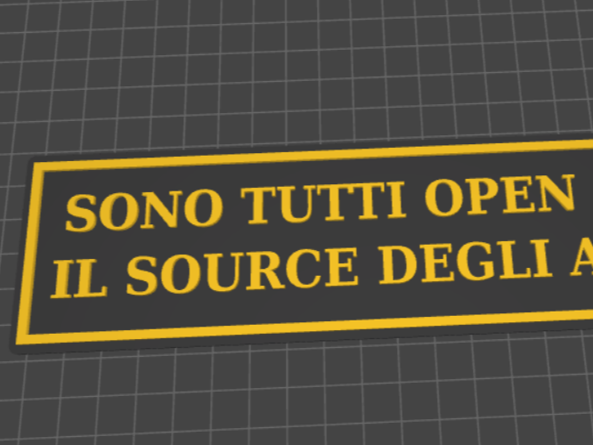 Cartello spiritoso nerd / geek Open Source