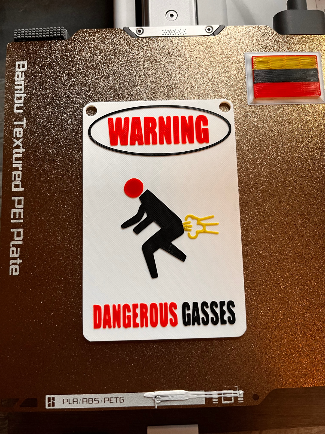 Warning gasses