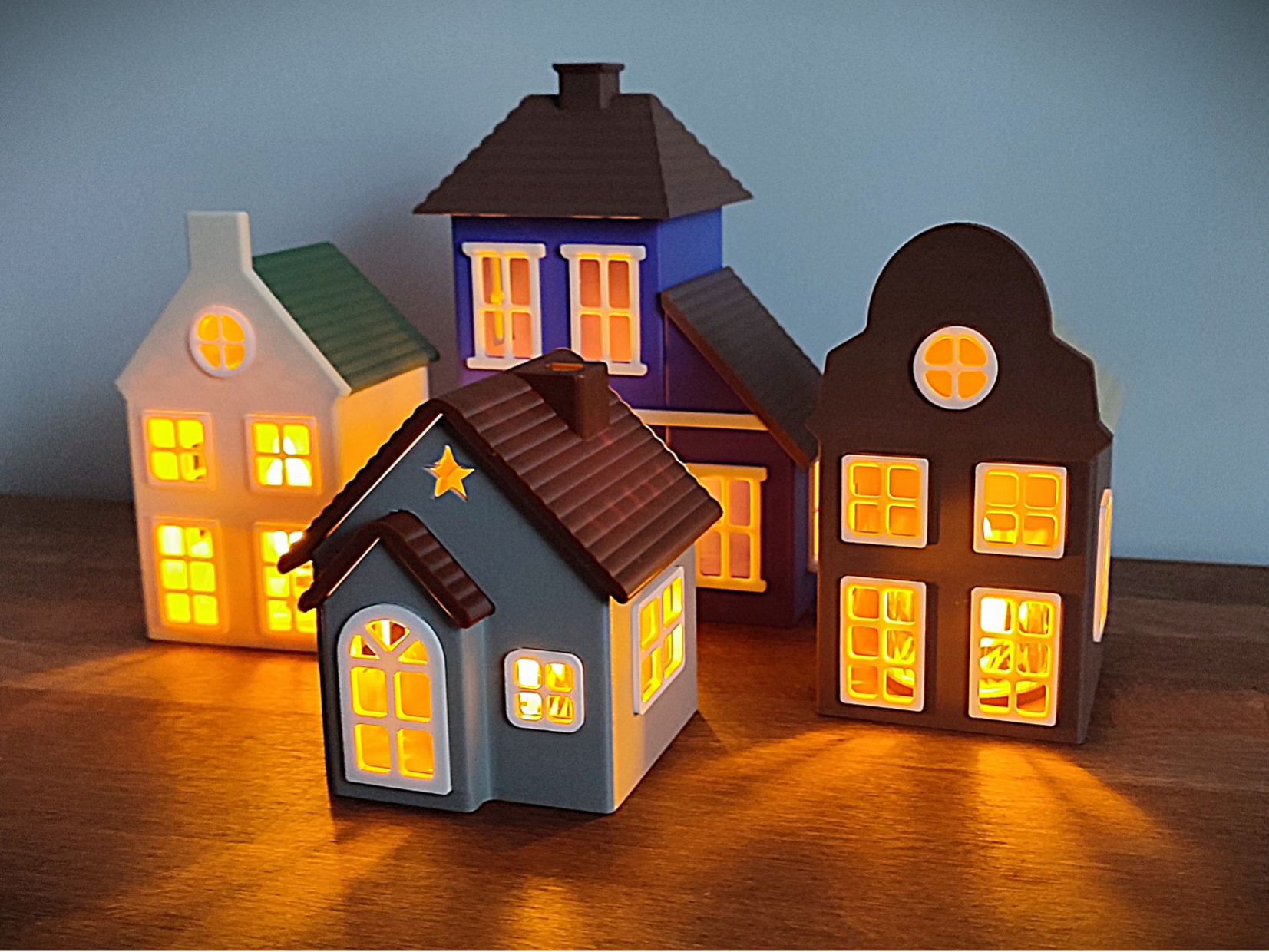 Mini Candle House - lantern house.