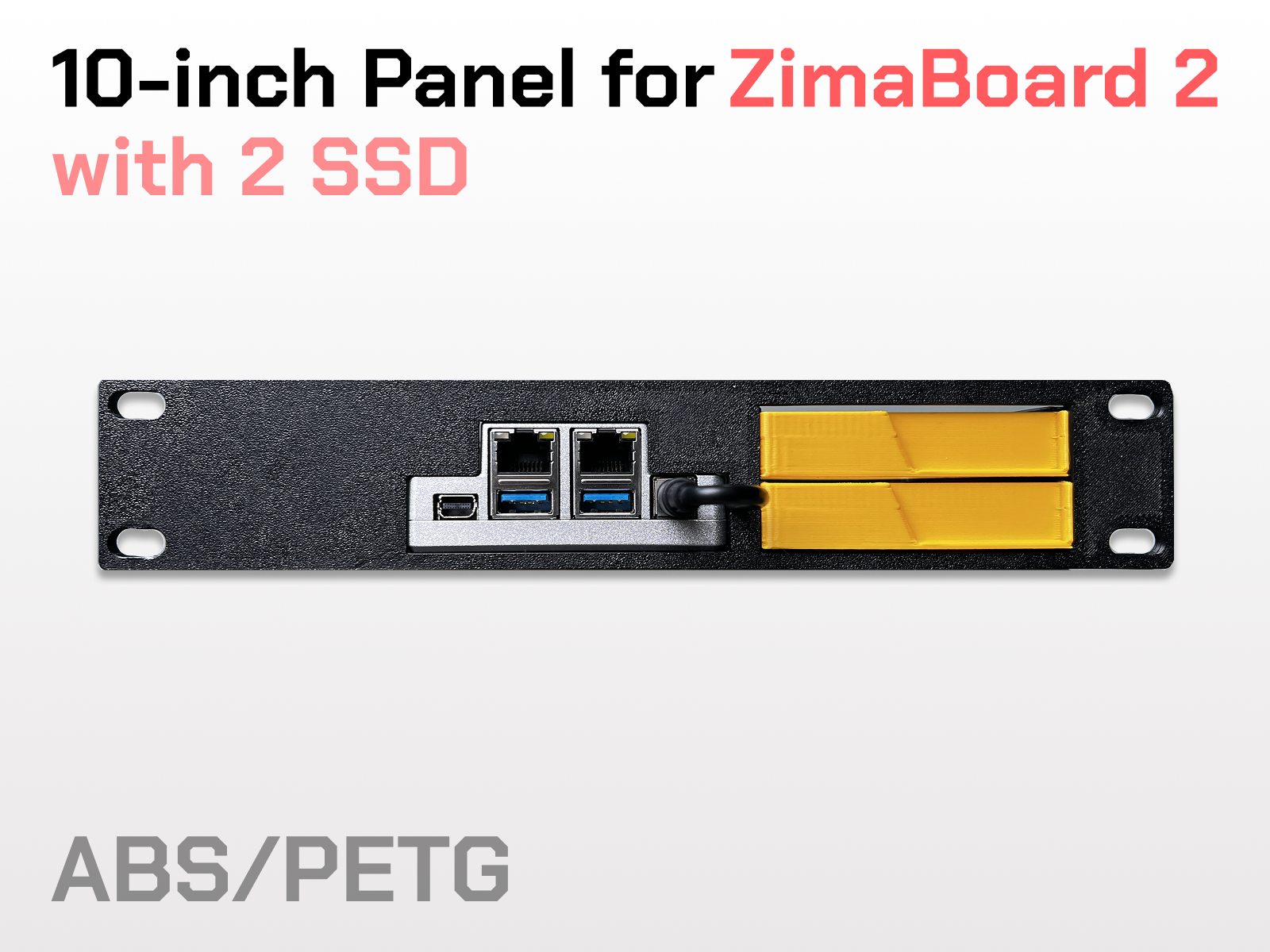 10-inch rack panel for ZimaBoard 2