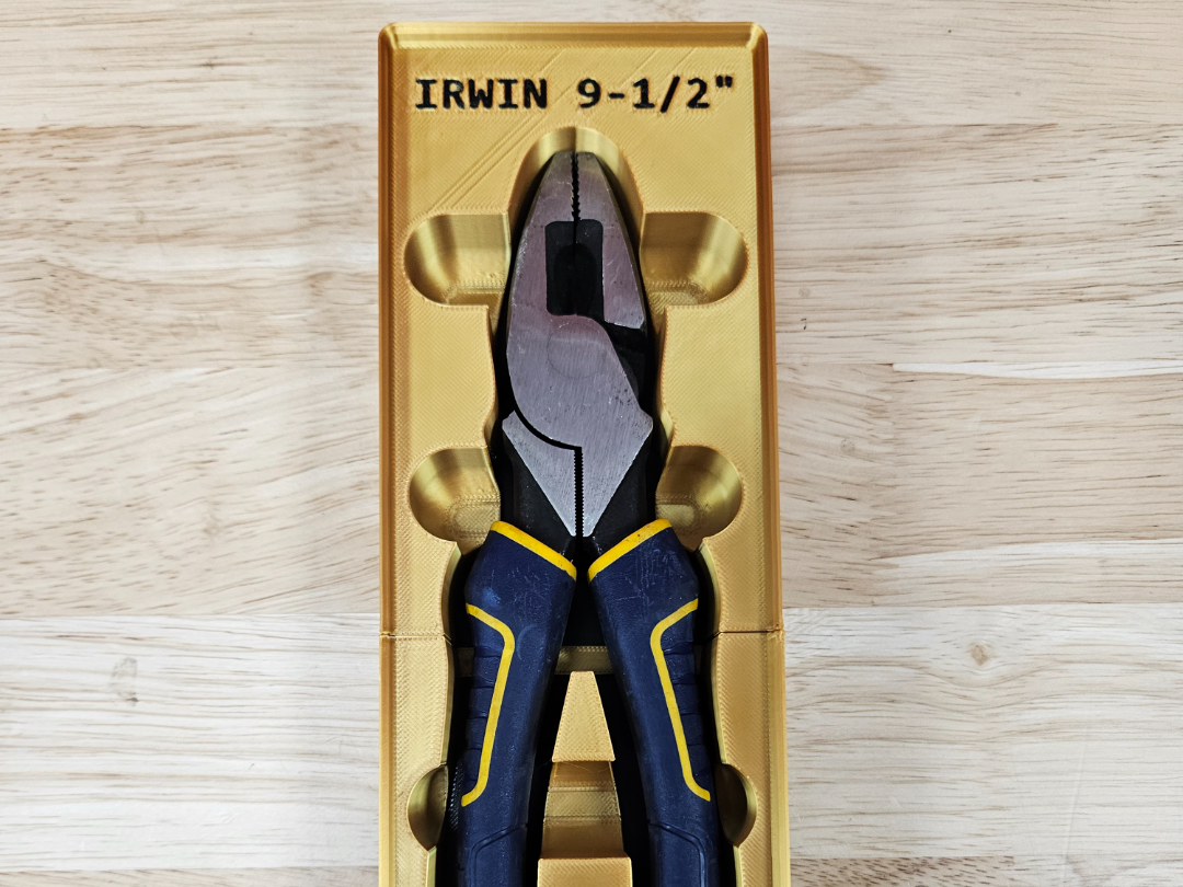 Irwin 9.5" Lineman Pliers Gridfinity