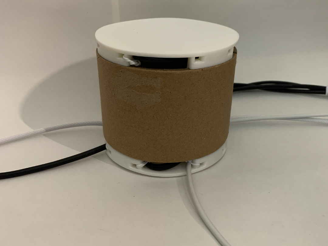 Cardboard Spool Wire Organizer