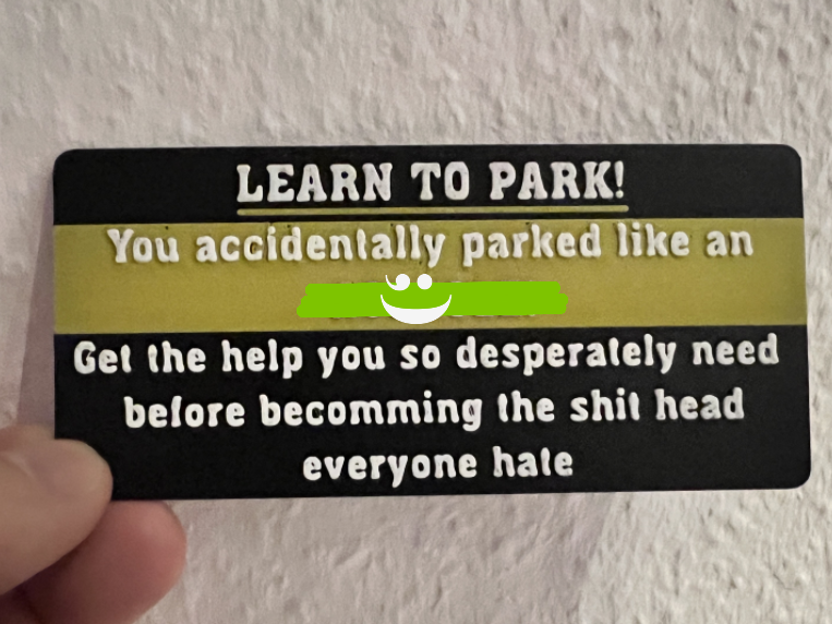 Learn to park