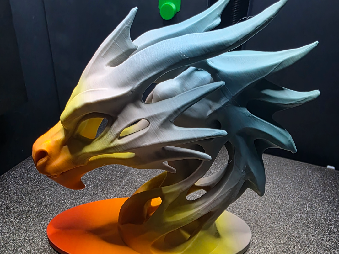 Dragon Head Void Sculpture