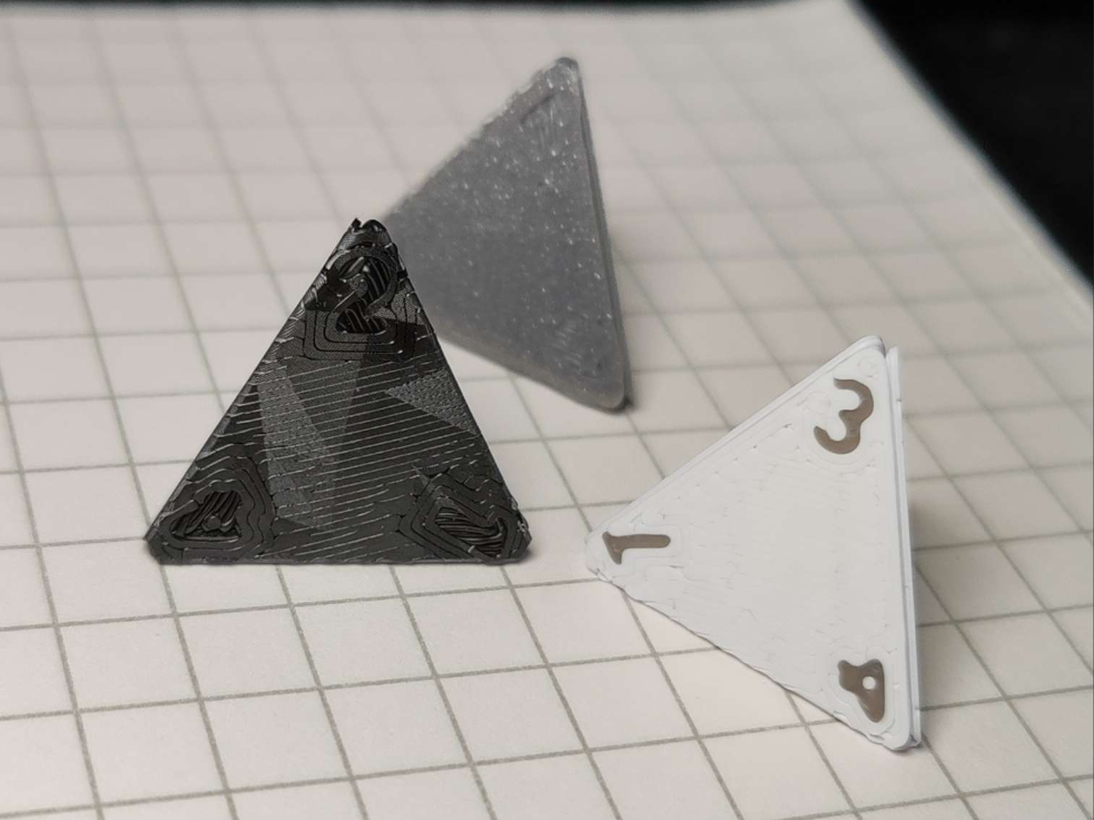 Unfolded Texturable Dice - D4