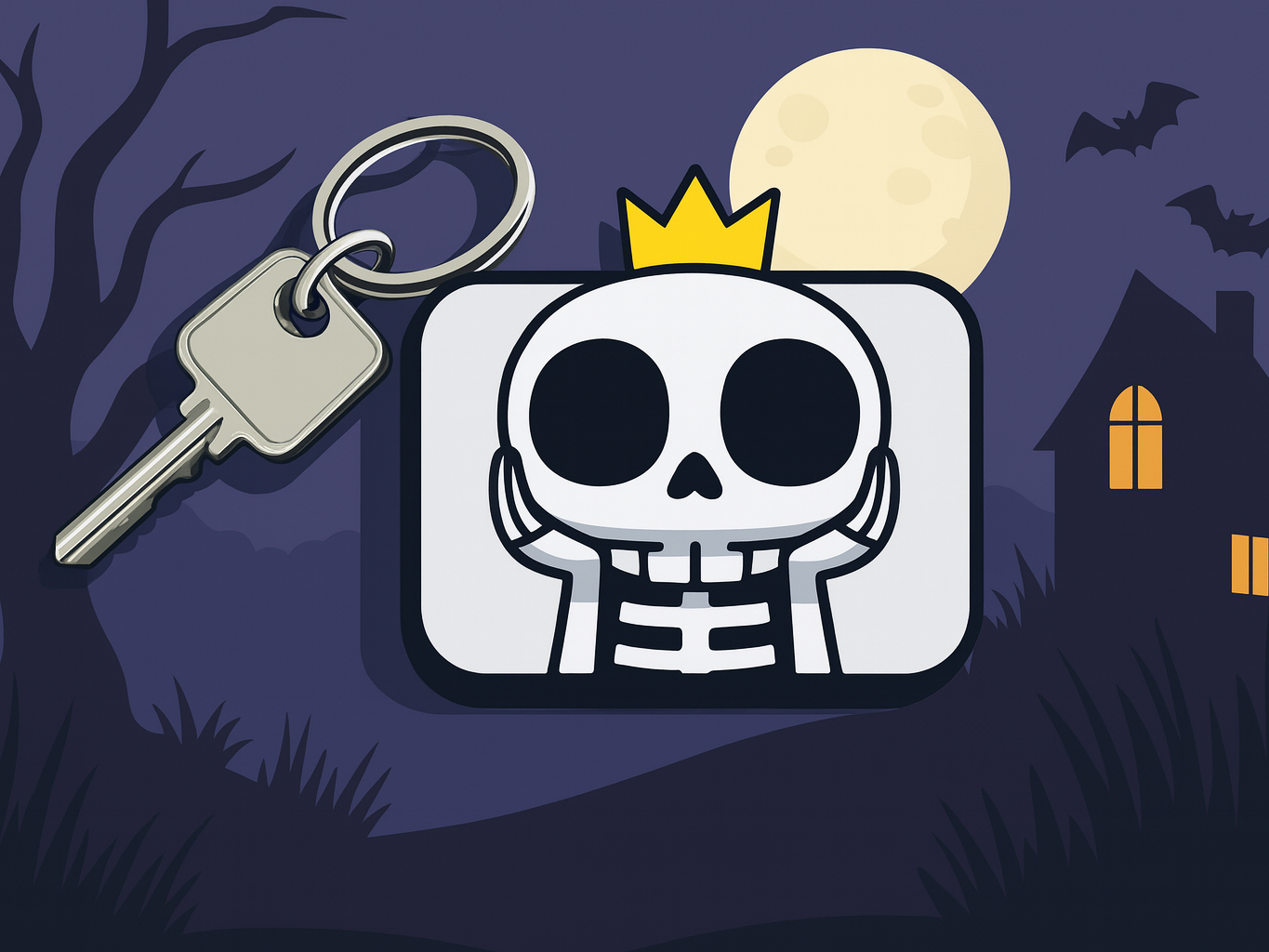 Skeleton keychain, clash royale