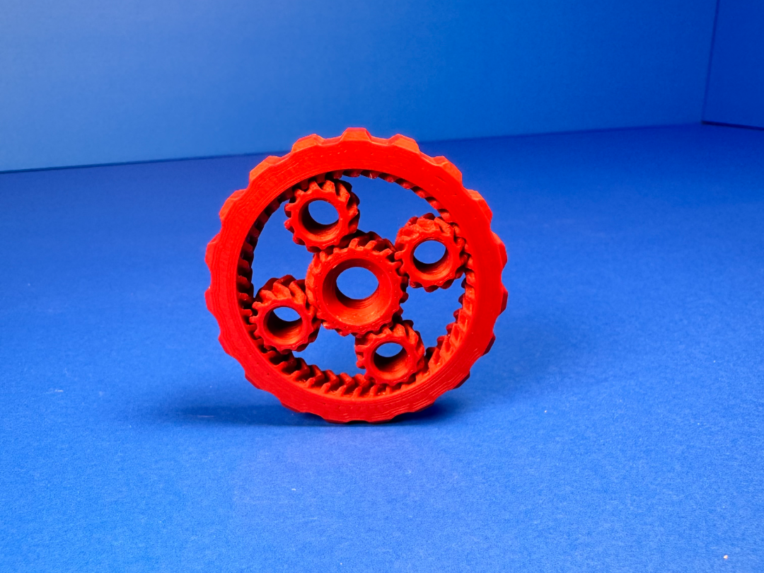 Planetary Herringbone Fidget Spinner