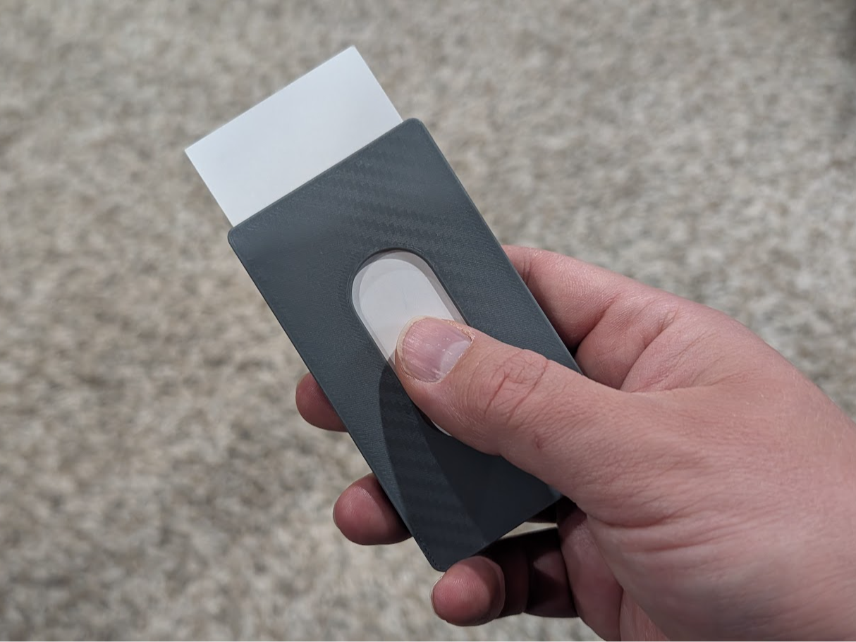 Slide Out Business Card Case