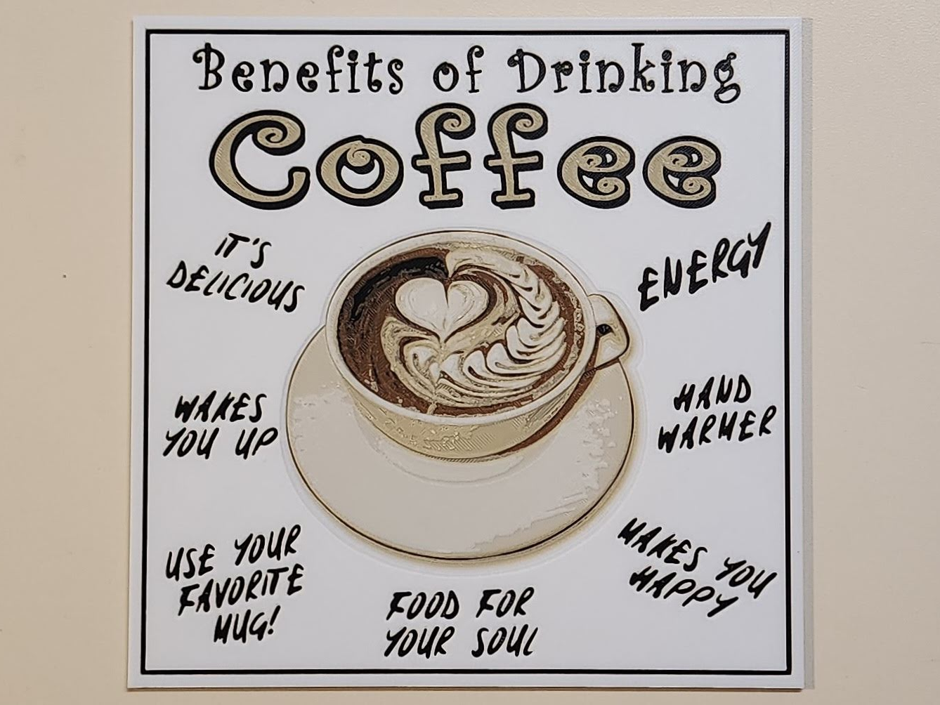 Benefits of Coffee (hueforge)