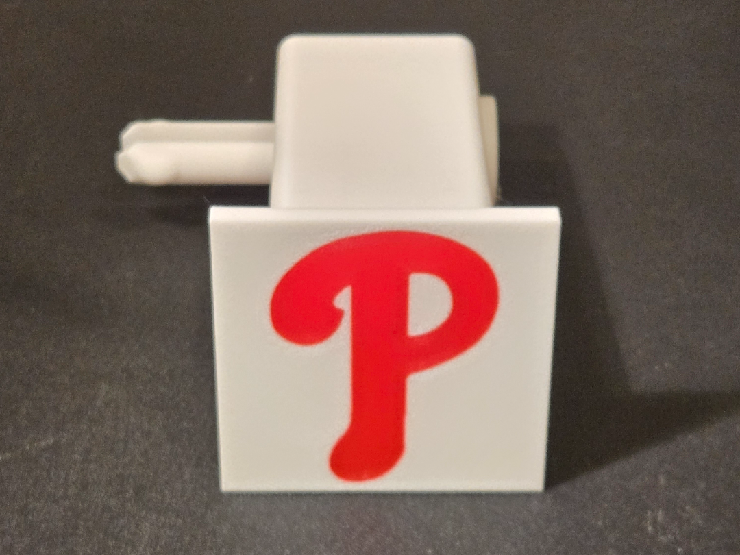 Philadelphia Phillies 2" trailer hitch cover