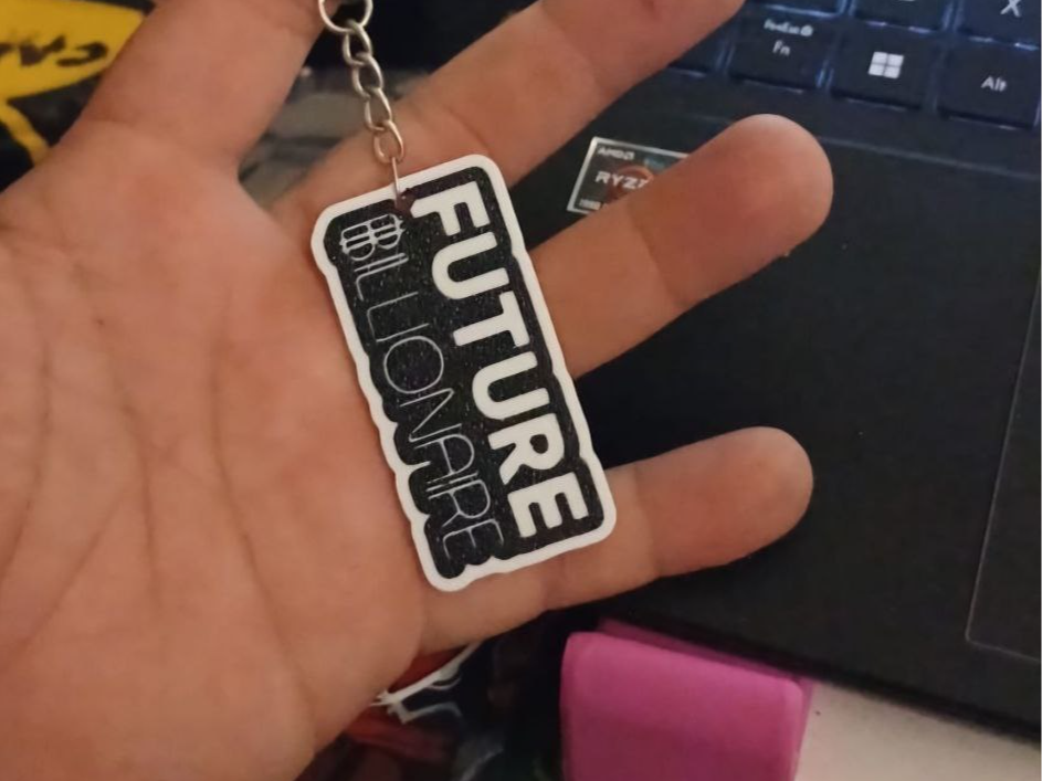 Future Bilionare keychain