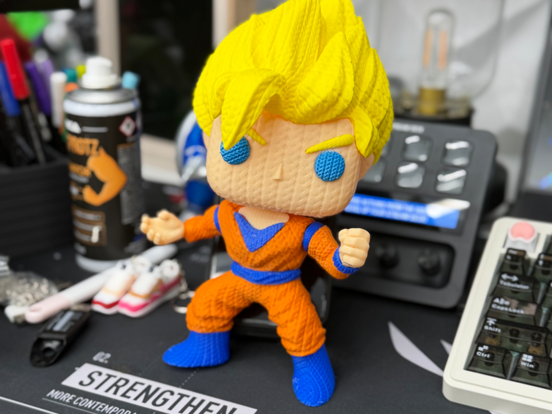 Goku Knitted SSJ 1 No AMS