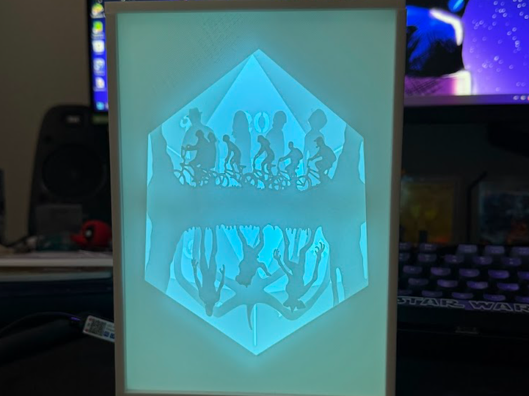 Stranger Things Shadow Box