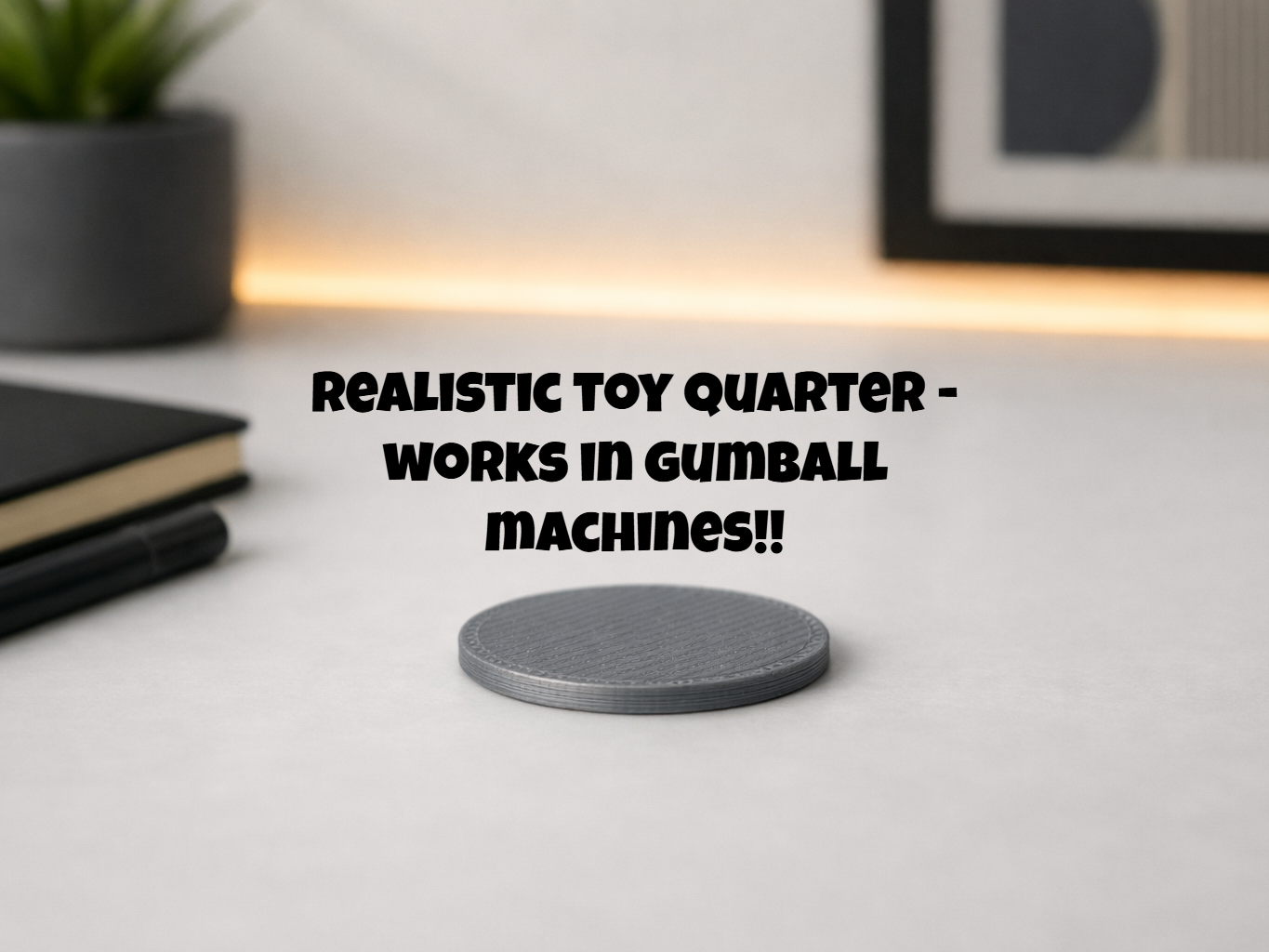 Toy Quarter - Works In Gumball Machines