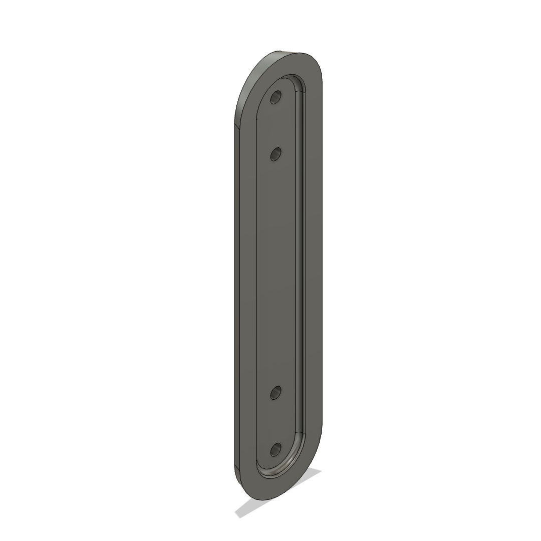Nest Doorbell (Battery) 5º Angle Wedge Wall Bracket - No-Screw Design