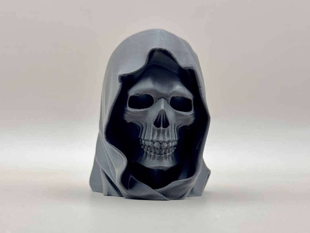 Grim Reaper Skull Bust – Hooded Death Figure