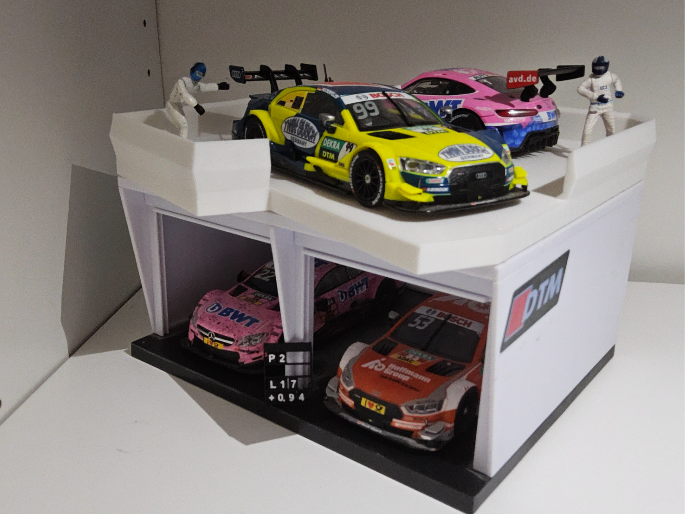 Carrera Slotcar Boxengasse Aufsatz
