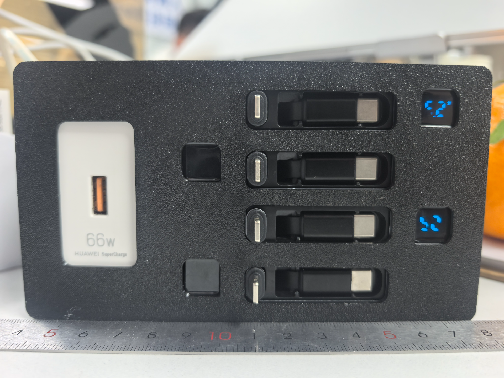 华为快充超级快充66w/88w/100w快充桌面收纳充电站充电桩
