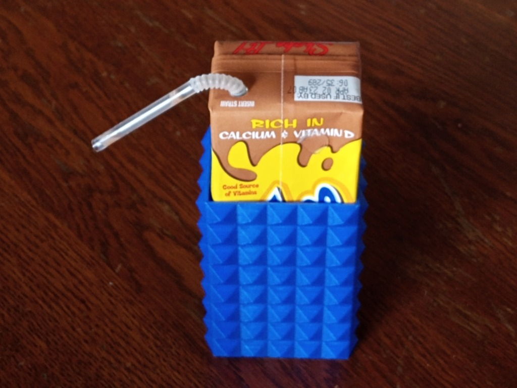Very Metal Juice Box Holder