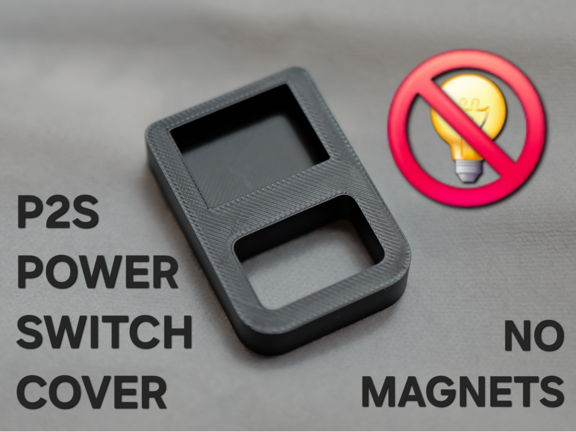 P2S power switch cover