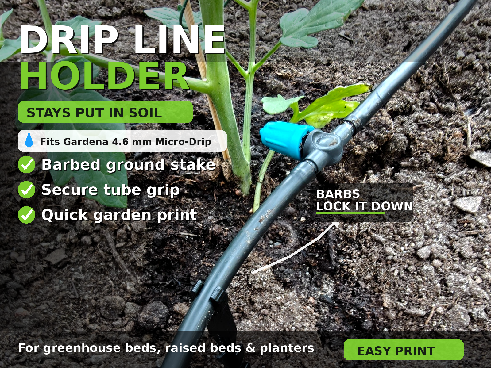 Gardena Drip Line Holder