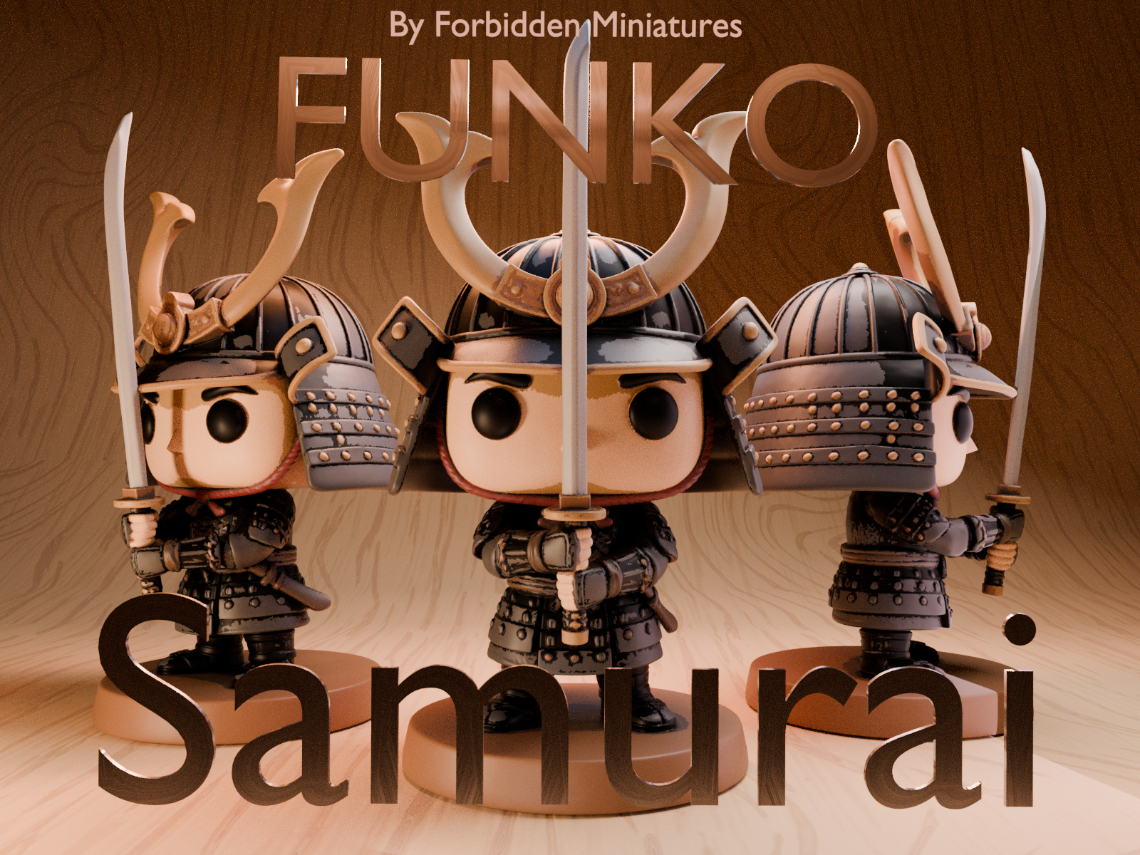 FUNKO Samurai figurine! PRESUPPORTED / NO AMS