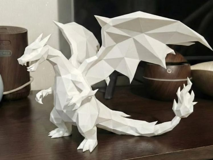 Charizard - "Geometric Flame" - Polygonal