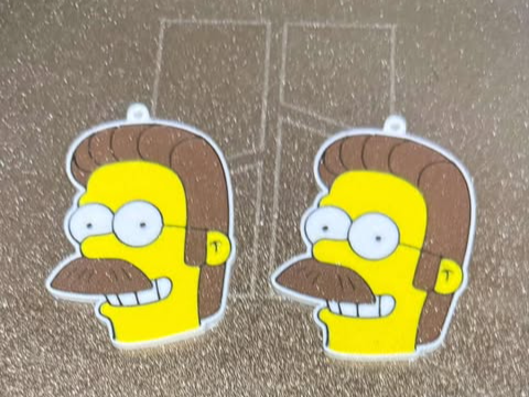 ned flanders key chain