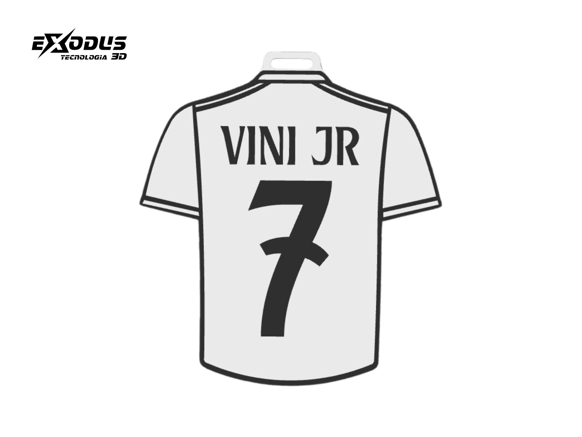 Vinicius Jr Jersey Keychain