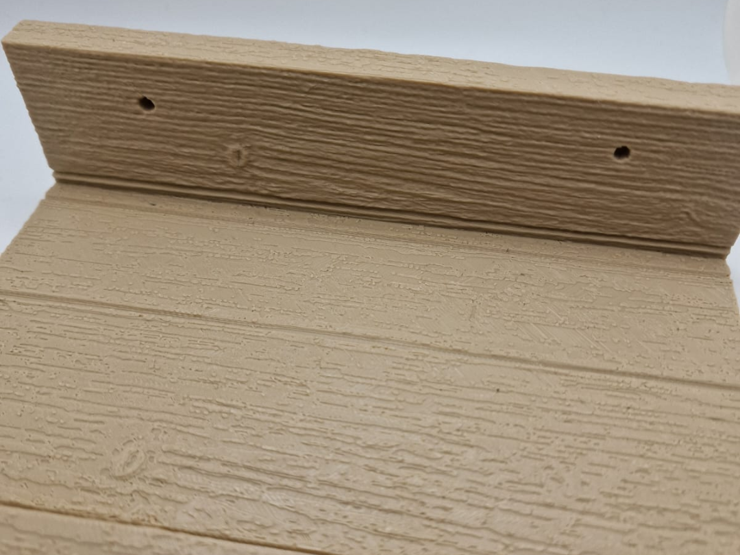 Gewürzregal mit Holzmasserung V1