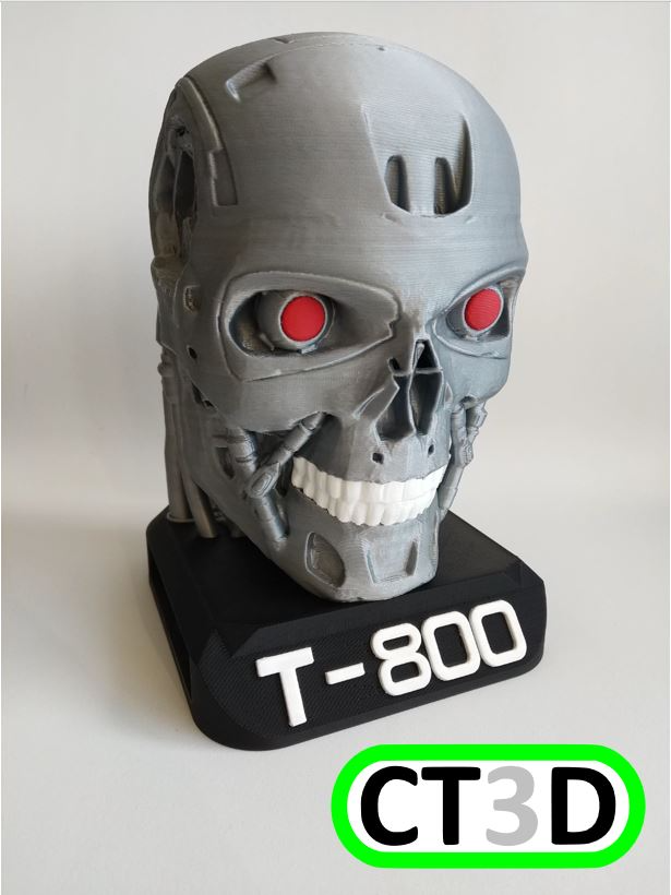 T800 Terminator colored