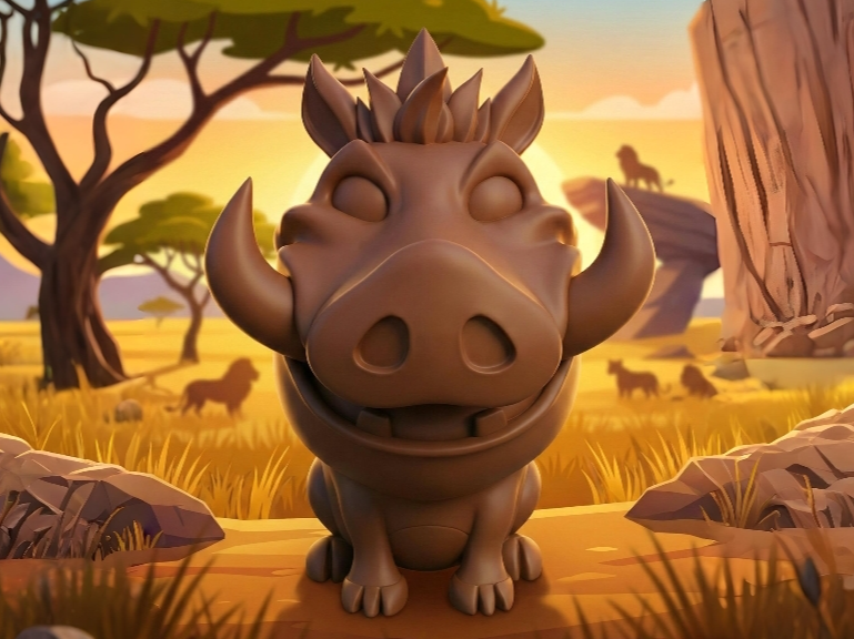 Pumba - Lion King Bust