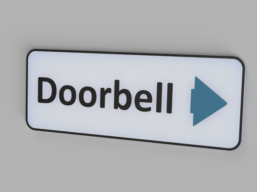 Doorbell Sign