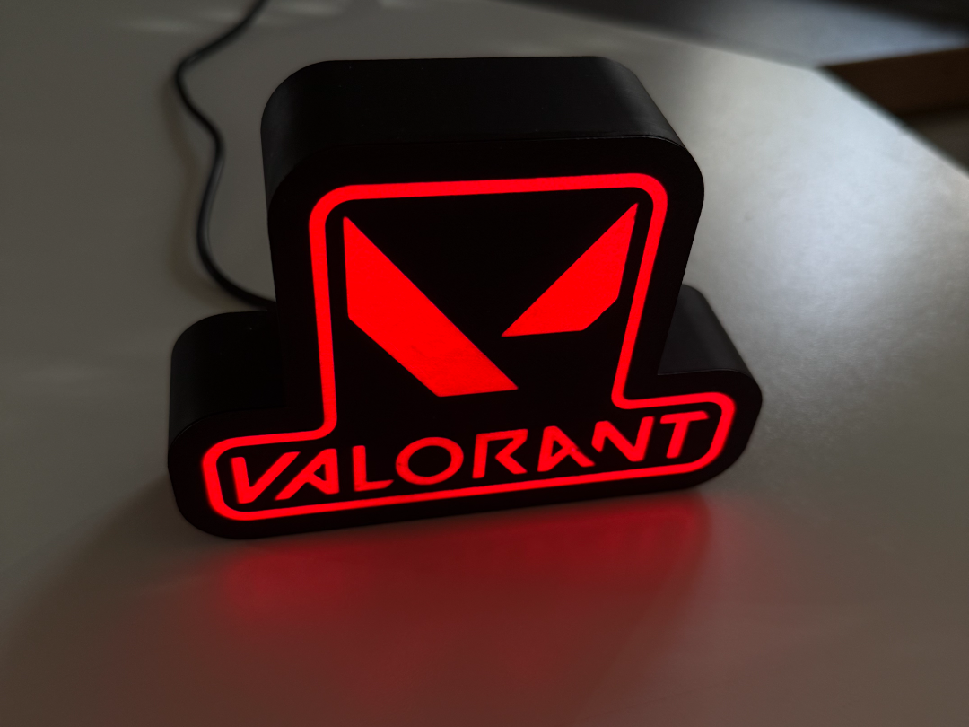 VALORANT Light Box Led Lamp