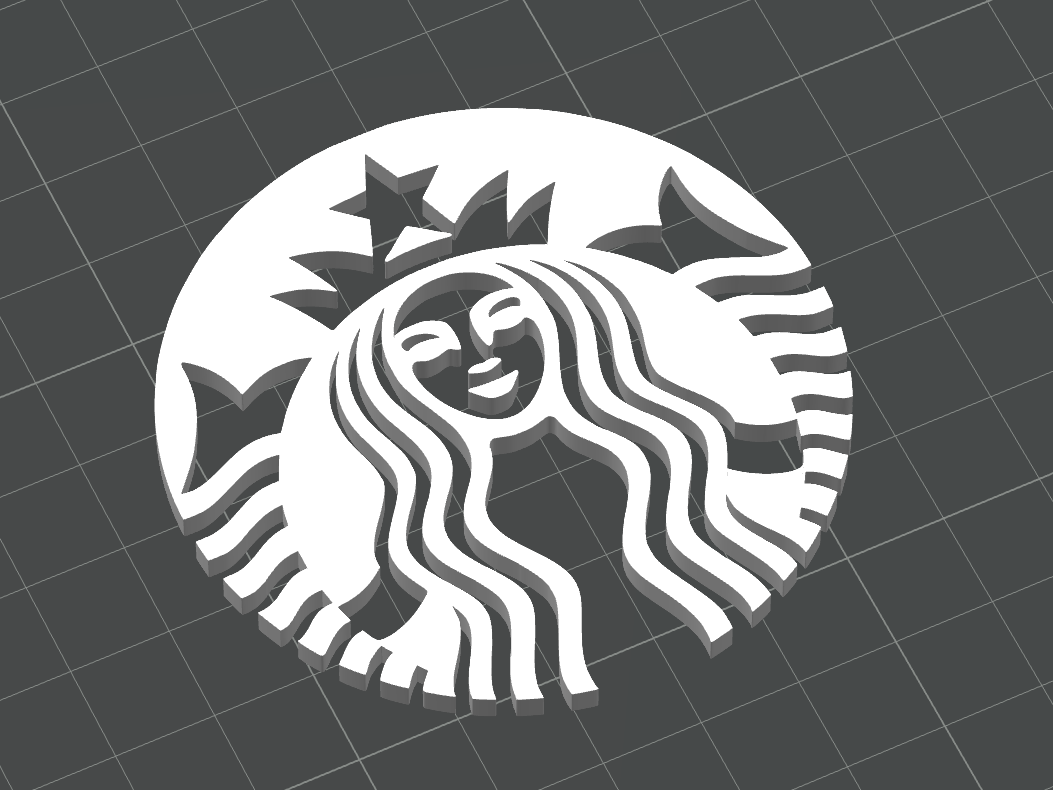 Starbucks Emblem Logo -  (No Text)