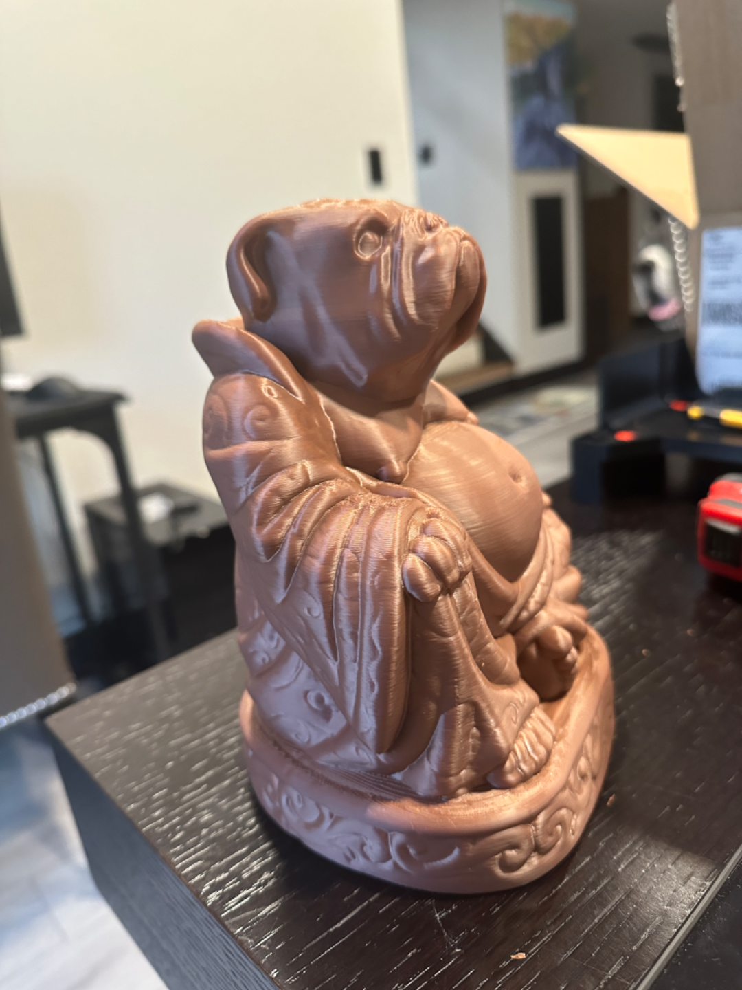english bulldog buddha