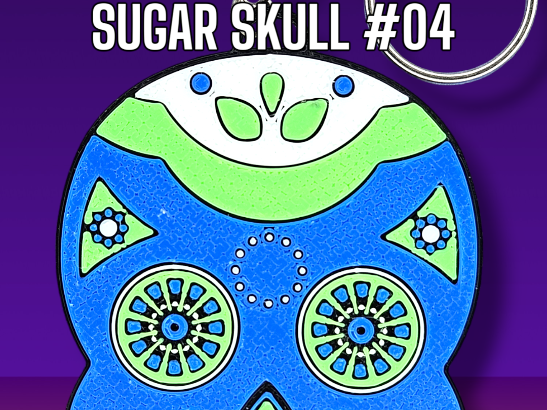 Sugar Skull Day of the Dead Día de Muertos #04