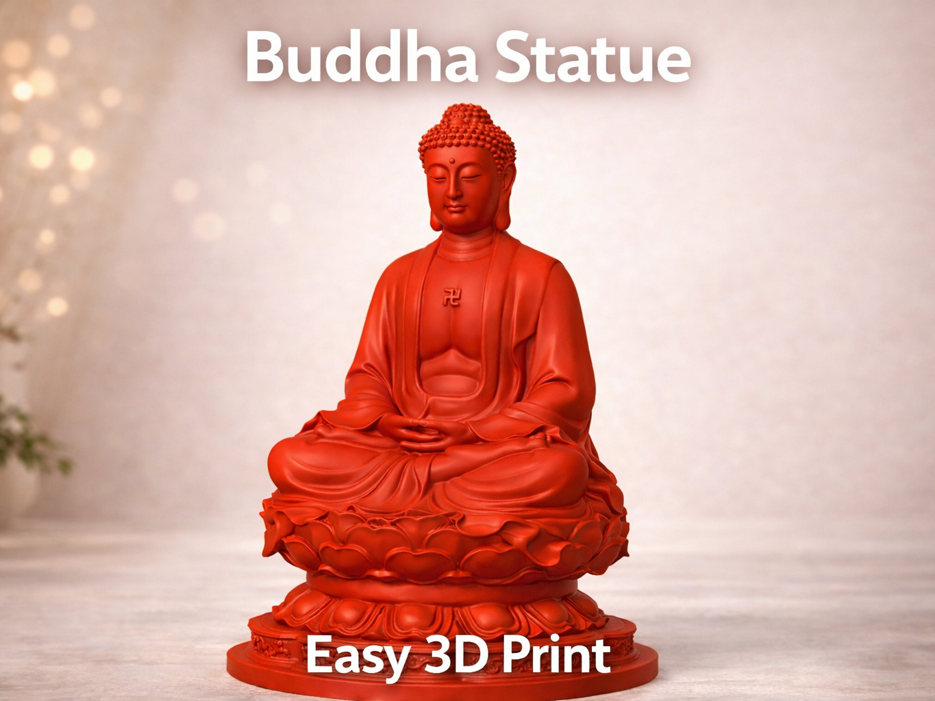 Meditating Buddha Statue