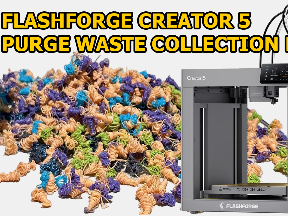 Flashforge Creator 5 Purge Waste Collection Bucket
