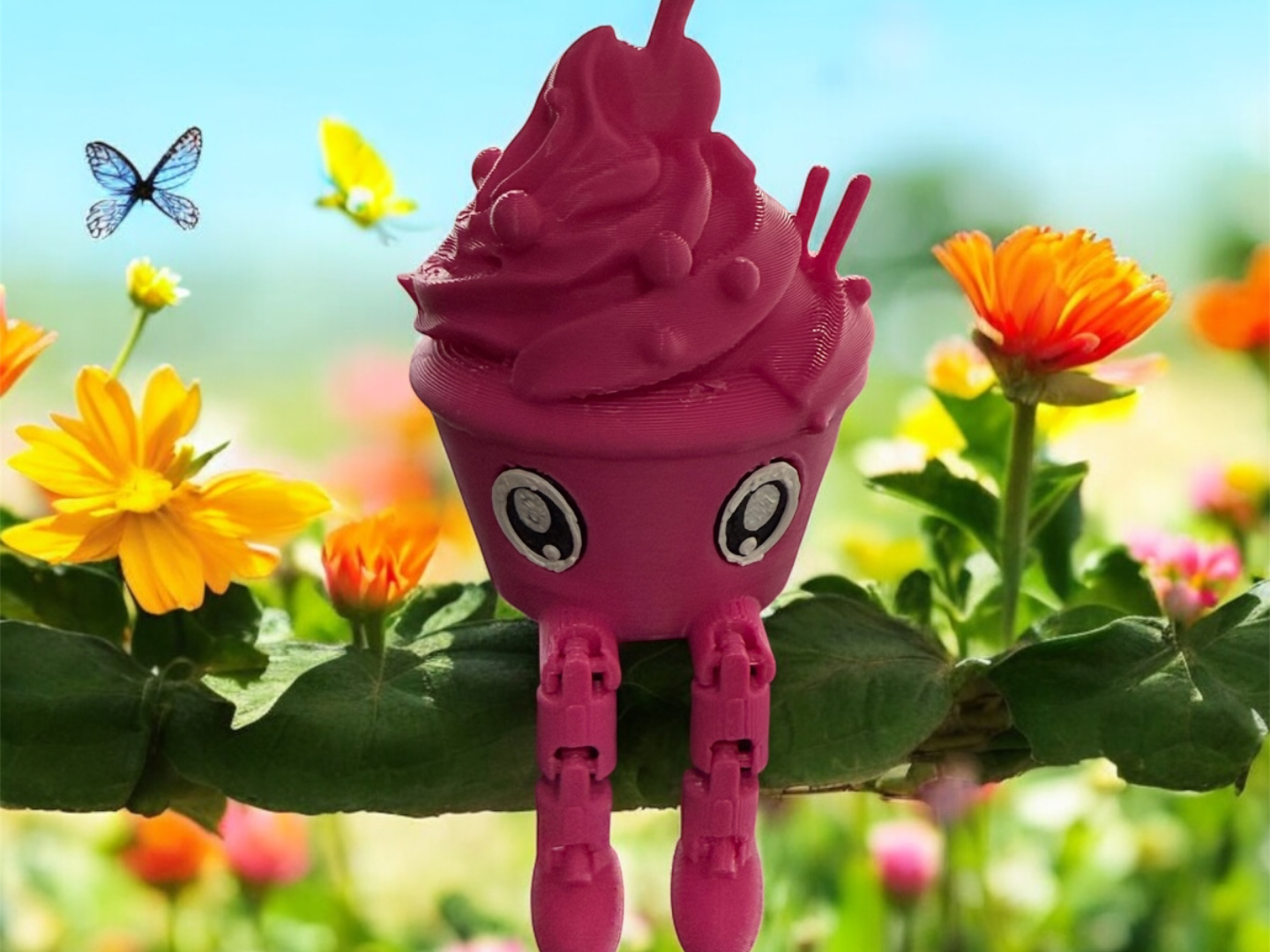 Cupcake with Legs