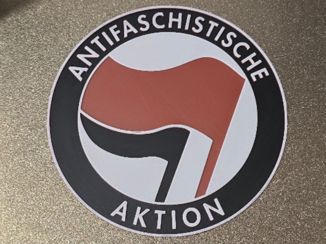 Antifa Logo Hueforge
