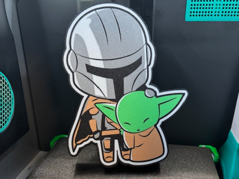 Mando and Grogu lightbox
