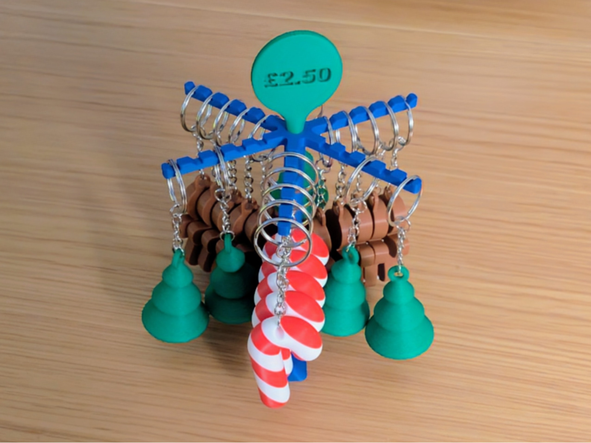 Keychain selling stand - rotating, stackable