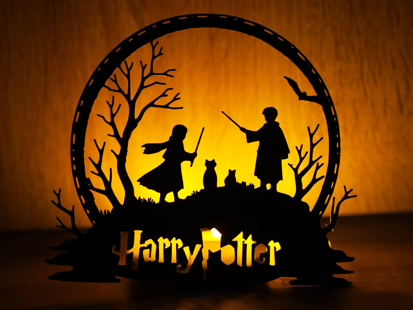 Harry Potter silhouette decoration