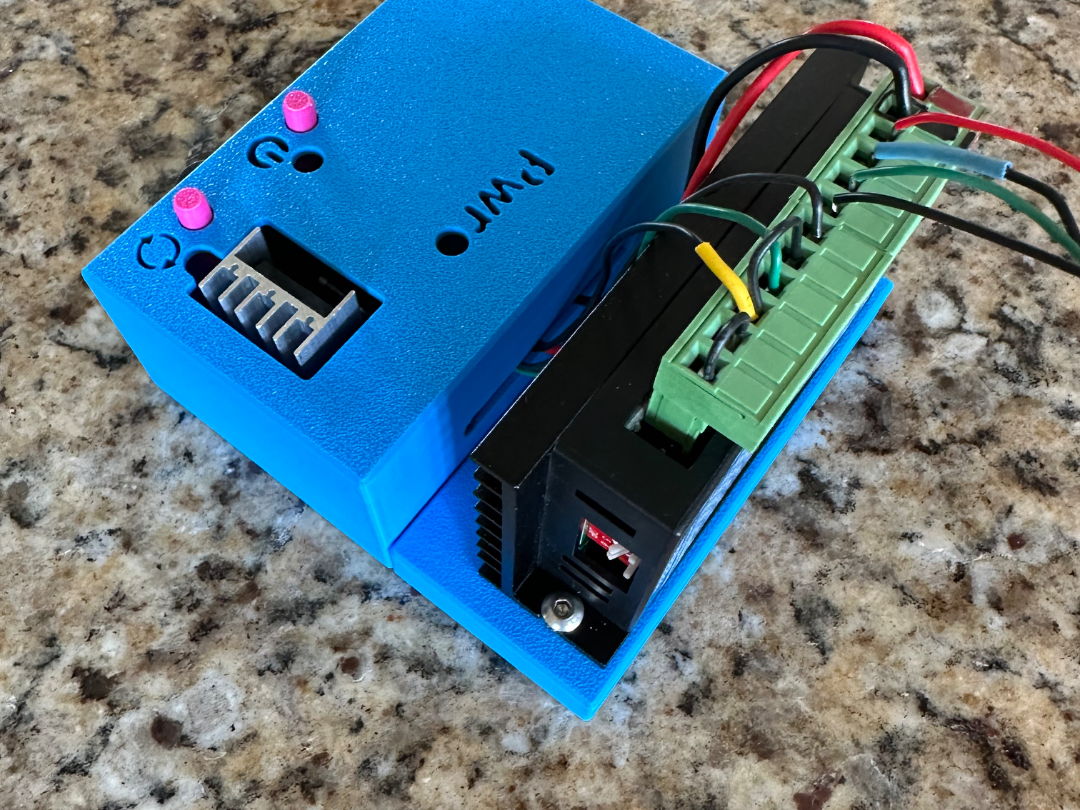 Stepper Motor Driver Case with snap-on lid