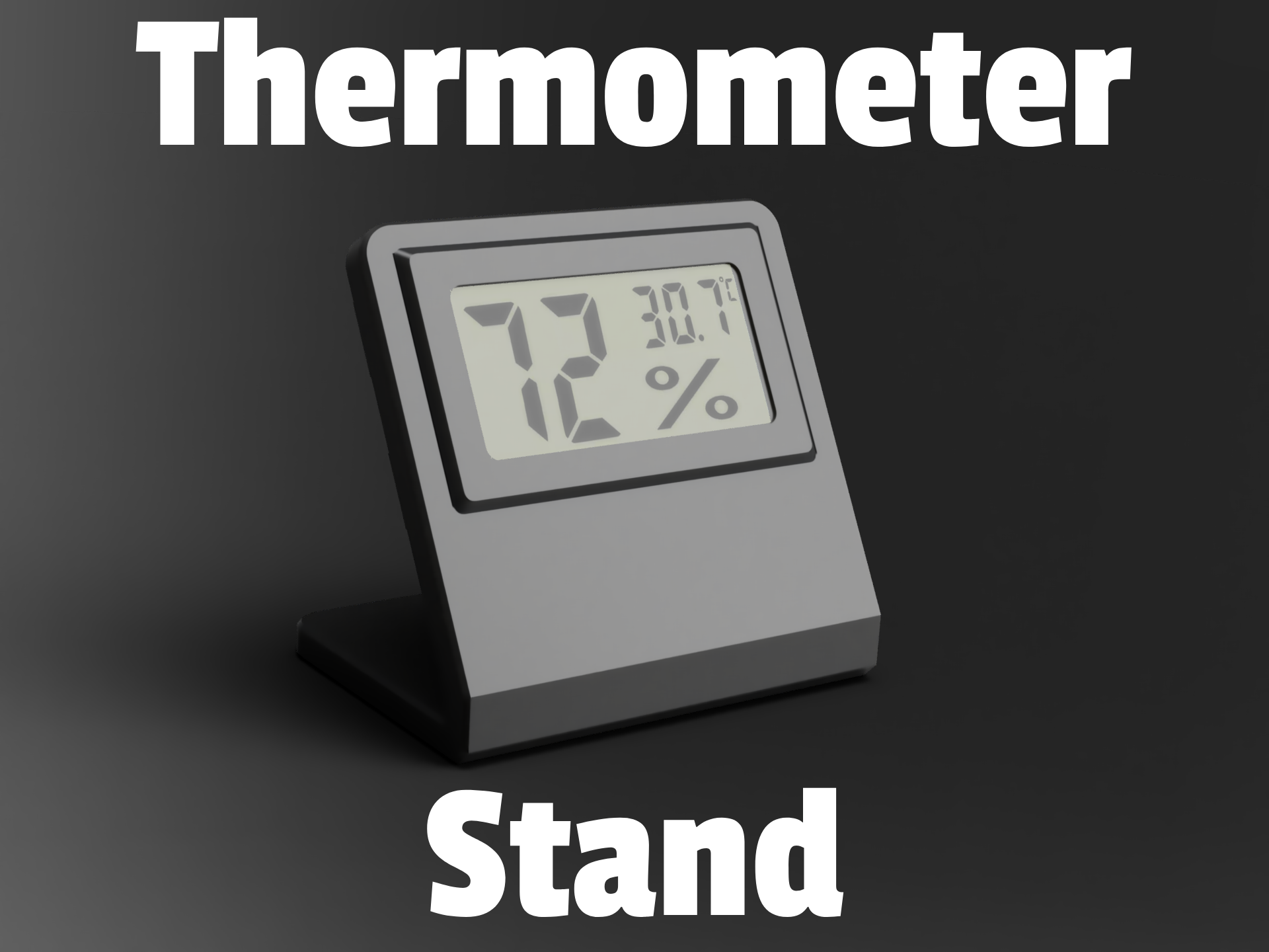 Simple Thermometer/Hygrometer stand